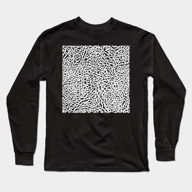 AIR JORDAN CEMENT pattern Long Sleeve T-Shirt by Buff Geeks Art